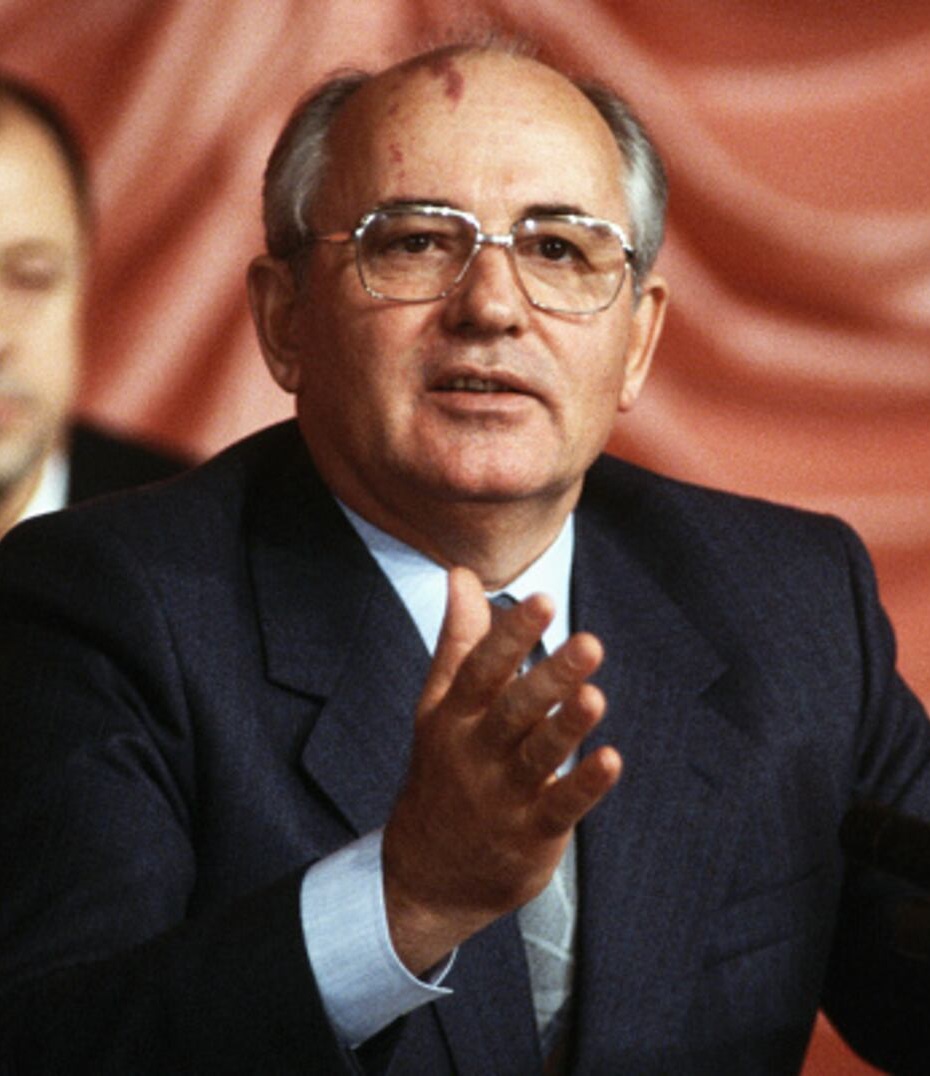 Historical political deepfakes - Mikhail S. Gorbachev with the birthmark 