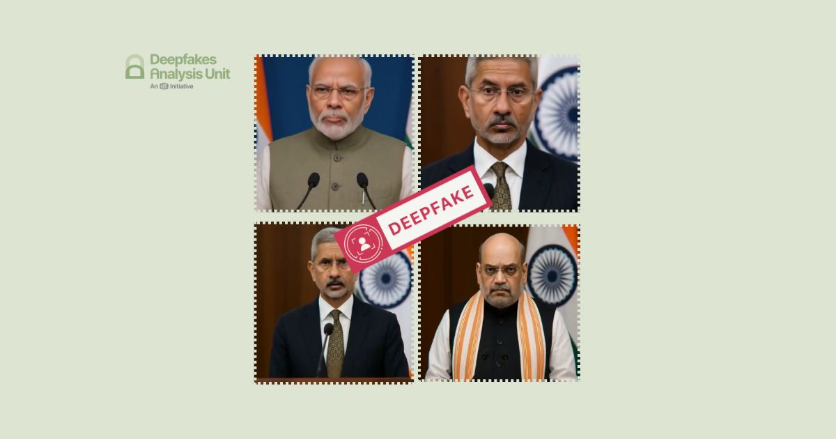 Videos of Narendra Modi, Amit Shah, S.Jaishankar Conceding to Pakistan Are Deepfakes, Experts Say
