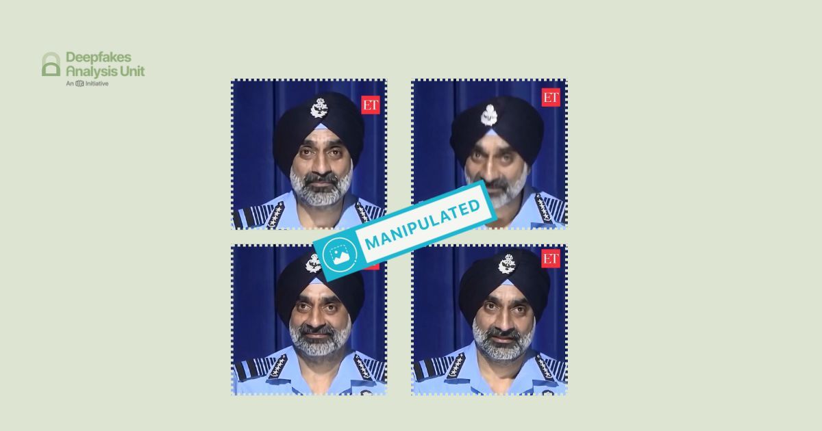 Video of India’s Air Force Chief Amar Preet Singh Declaring Loss of Two S-400 Batteries to Pakistan Is Fake